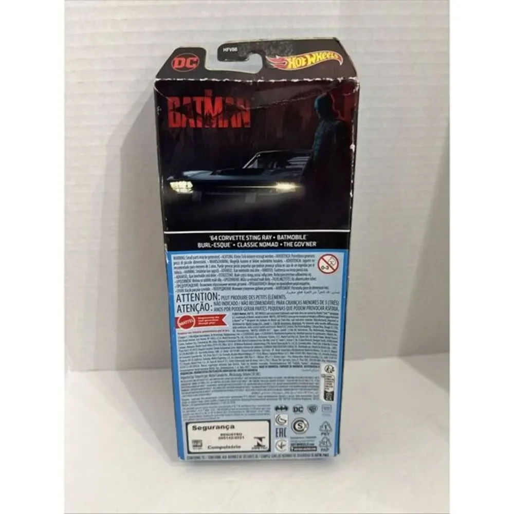 HOT WHEELS THE BATMAN 5PACK‎ Corvette Batmobile Riddler Penguin Catwoman